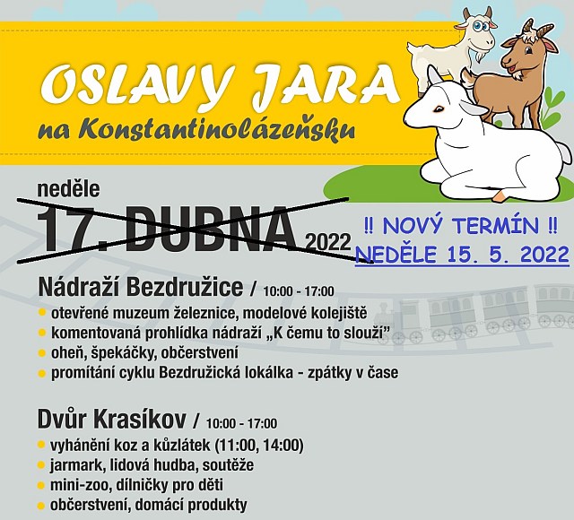 Leták s programem