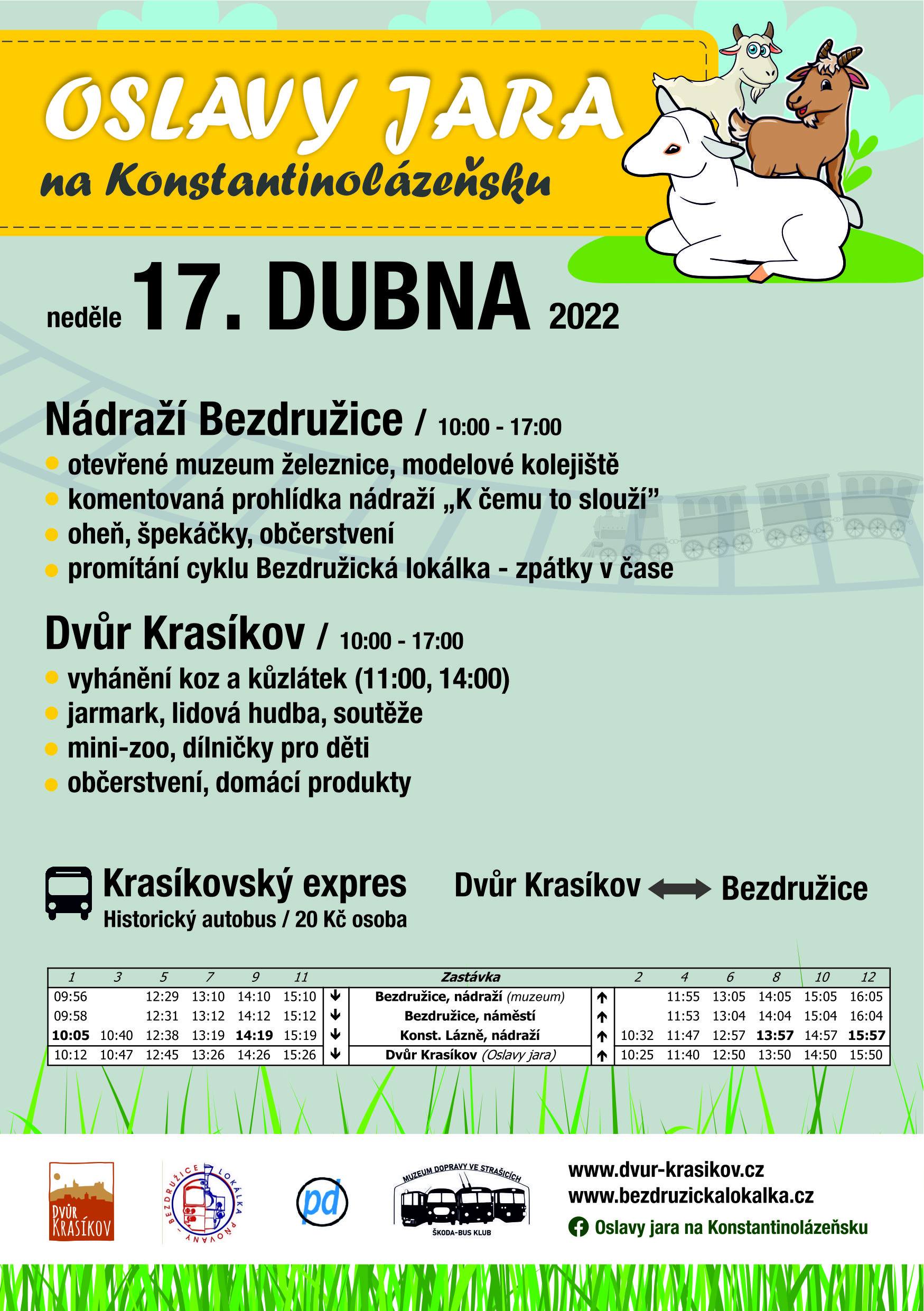 Leták s programem