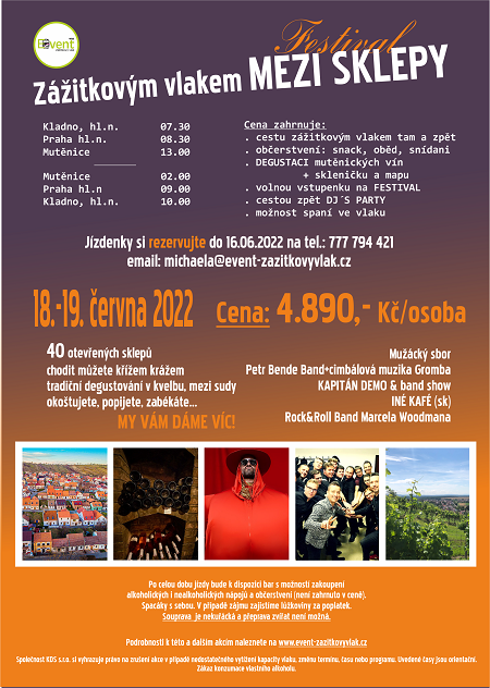 Leták s orientačním jízdním řádem a cenou