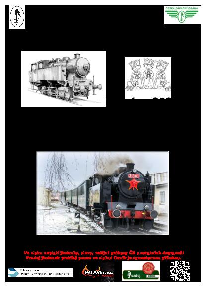 Leták s jízdním řádem