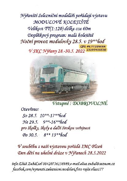 leták modelářské akce