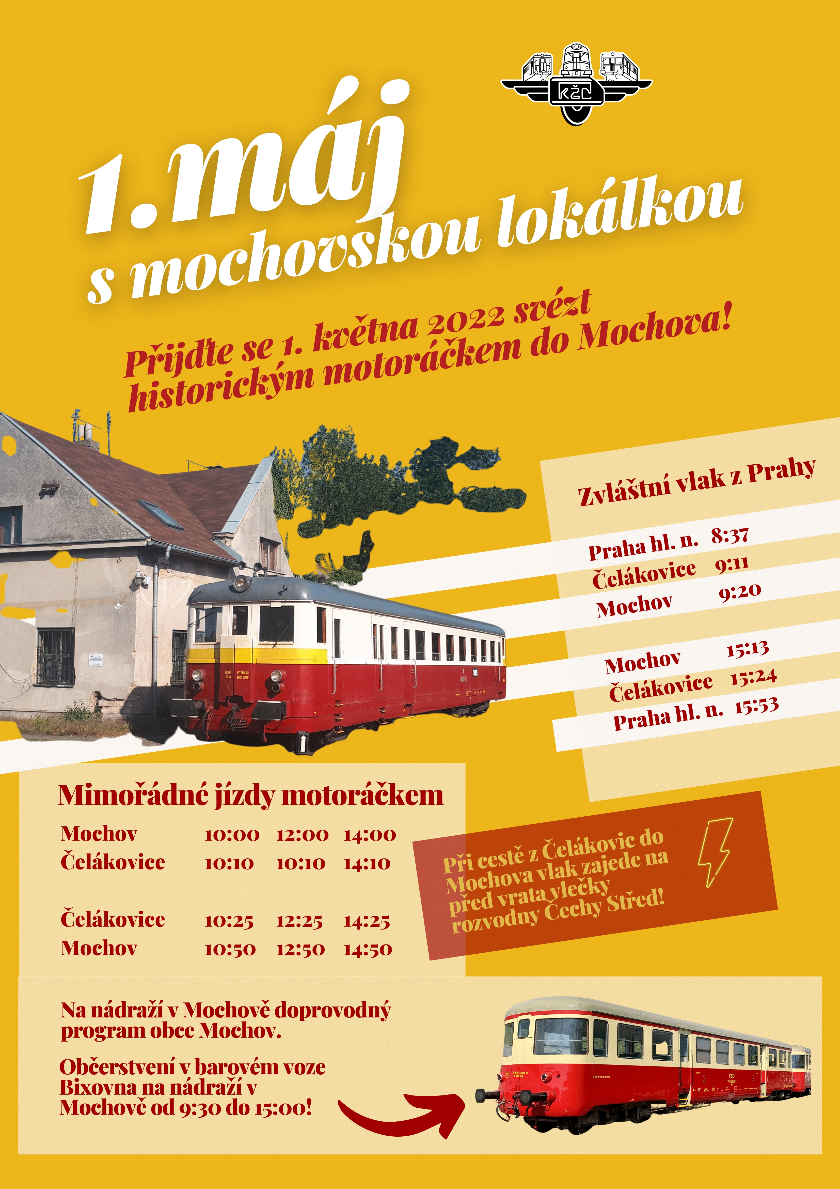 Leták s jízdním řádem