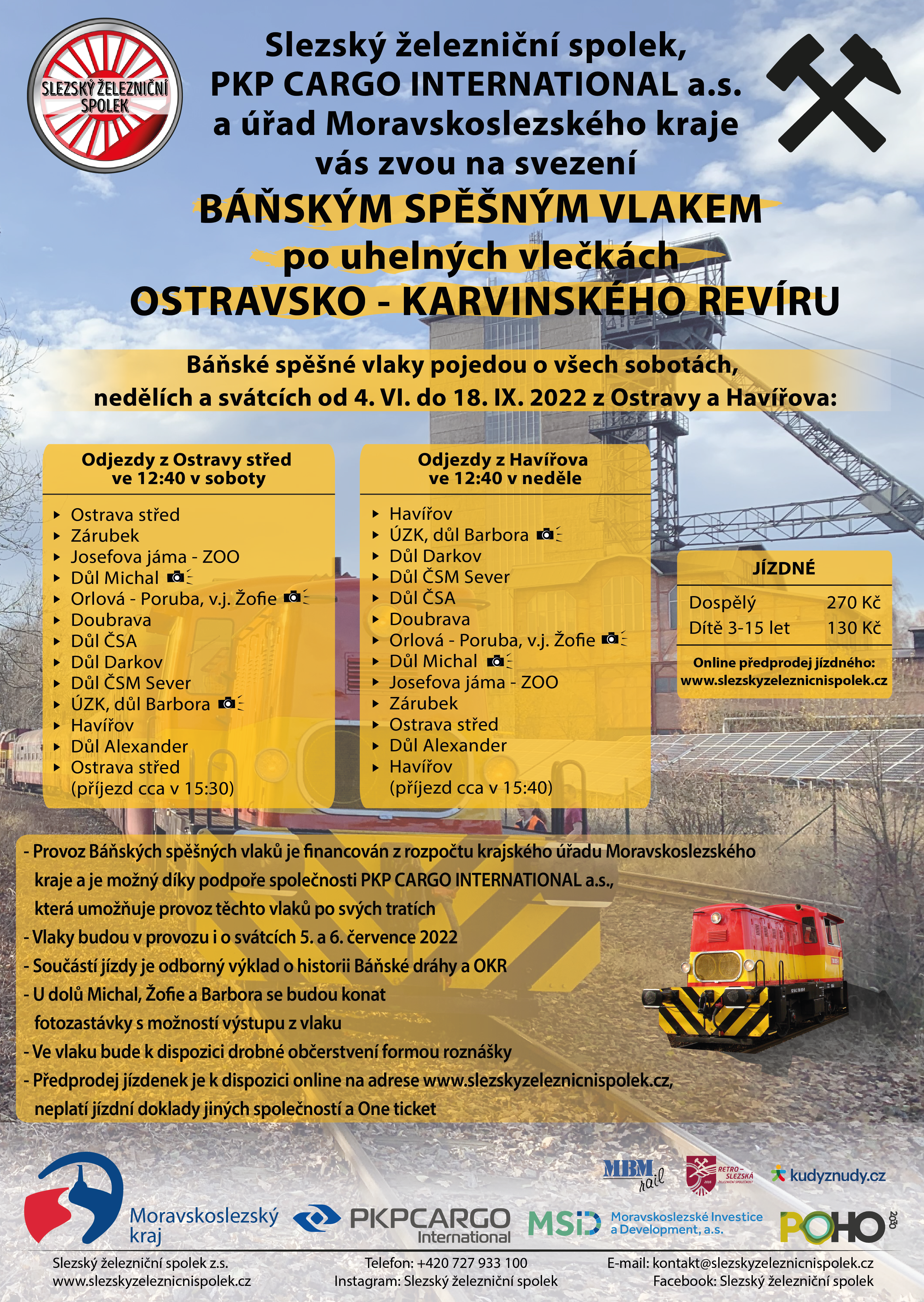 Leták s jízdními řády