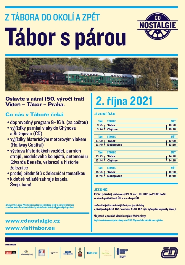 leták s jízdními řády