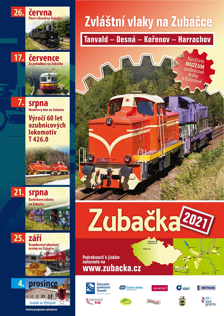 propagační leták Zubačky